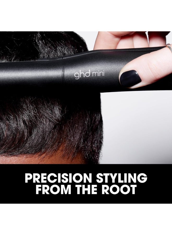 ghd Mini - Slim Plate Hair Straighteners - Black, 40% Slimmer Plates for Precision Styling from The Root, Designed for Short Hair, Fringes and Bobs, 50% More Shine - Image 4