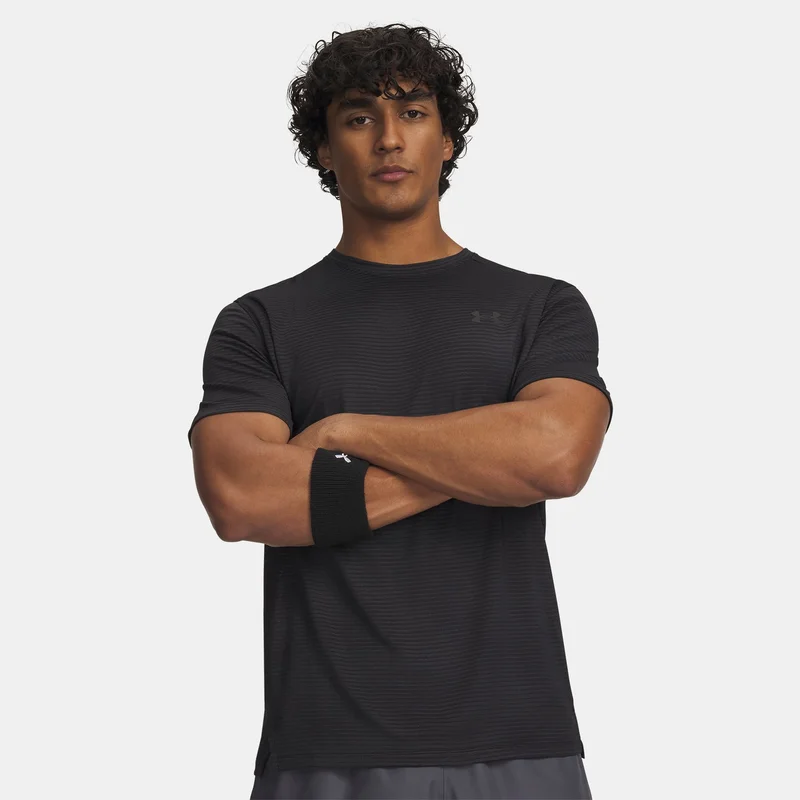 UNDER ARMOUR Men's UA Tech Vent Jacquard Striped T-Shirt