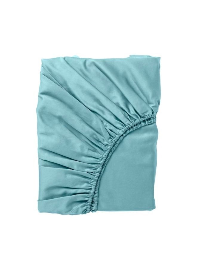 BYFT Orchard Exclusive (Sea Green) Single Size Fitted Sheet and Pillow covers (Set of 2 Pcs) Cotton percale Weave, Soft and Luxurious, High Quality Bed linen -180 TC  - Image 2