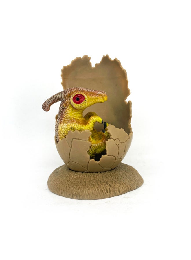 لعبة نموذج ديناصور محاكاة للأطفال Tyrannosaurus Xunraptor Dragon Dinosaur Egg لعبة مجسمة صلبة مصنوعة يدويًا - اللون: JZD مثلث Dragon Egg Color Box - Image 4