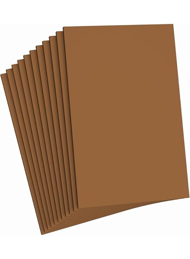 Terabyte Brown Foam Sheets Crafts,A4  3mm Eva Craft Foam Paper for Crafts Project Classroom Scrapbook DIY Cosplay (10 Sheets) - Image 2