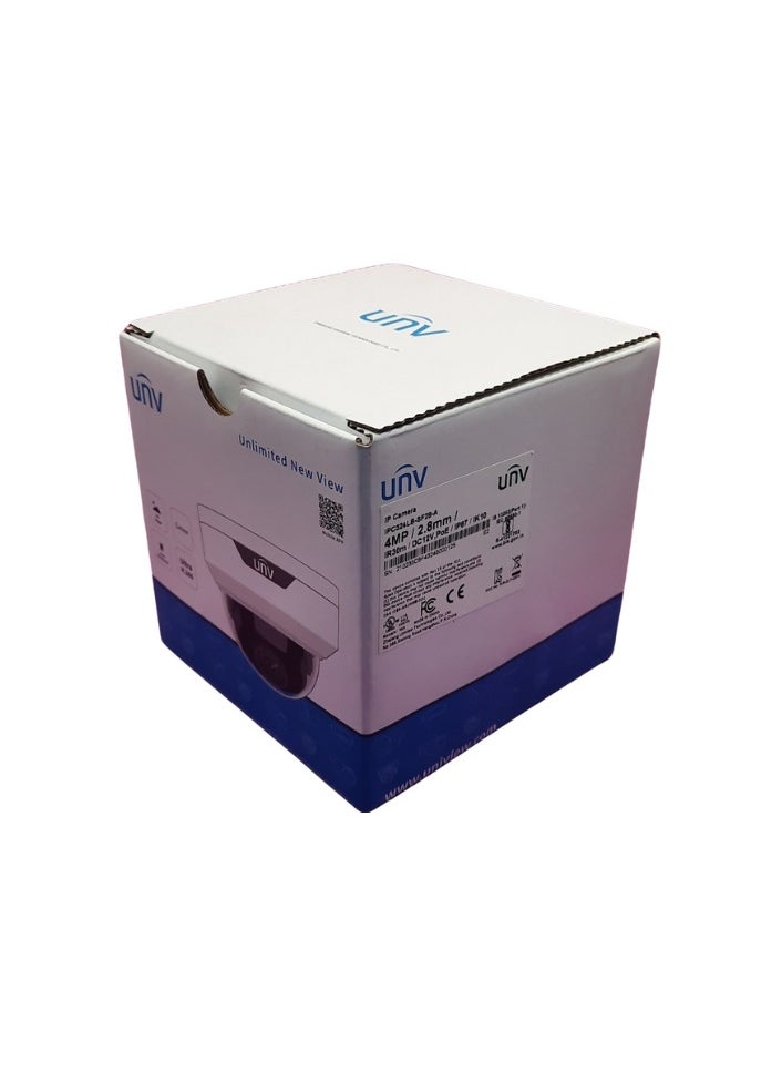 UNV UNV IPC324LB-SF28-A | 4MP Fixed Dome IP Camera | Smart Illumination | H.265 Compression | IP67/IK10 Rated  - Image 1