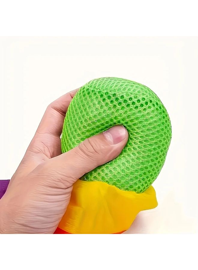 Rainbow Foam Bean Toss And Catch Game 65 Cm Indoor Outdoor Play For Kids Adults - Image 4