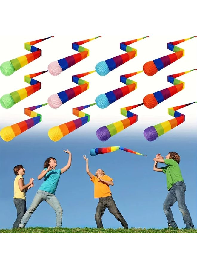 Rainbow Foam Bean Toss And Catch Game 65 Cm Indoor Outdoor Play For Kids Adults - Image 2