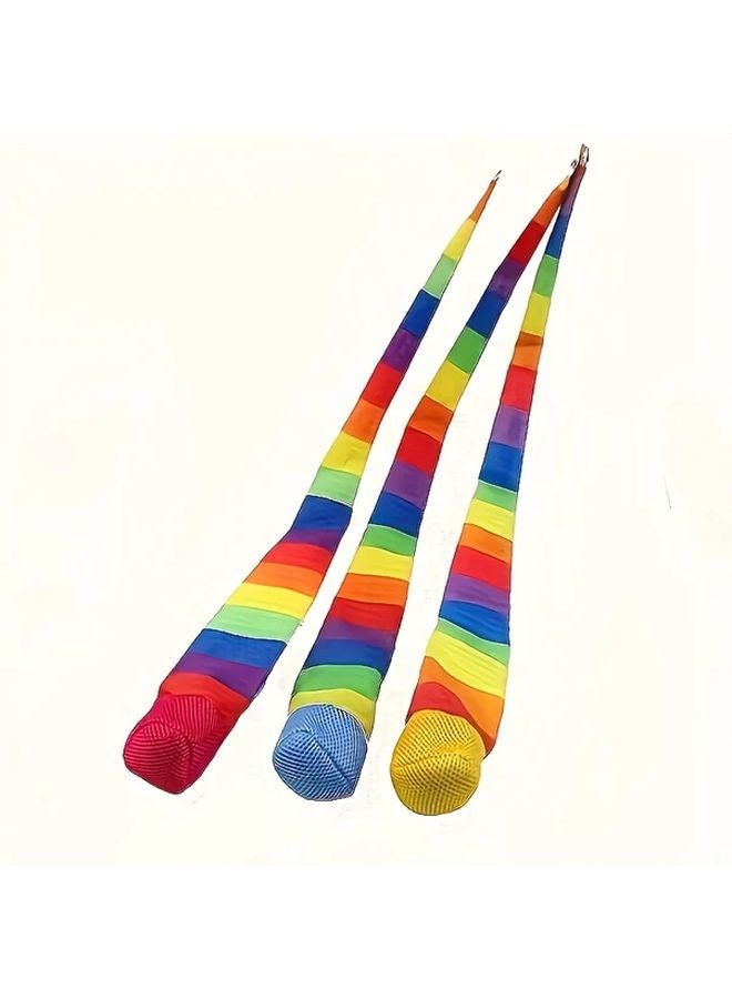 Rainbow Foam Bean Toss And Catch Game 65 Cm Indoor Outdoor Play For Kids Adults - Image 5
