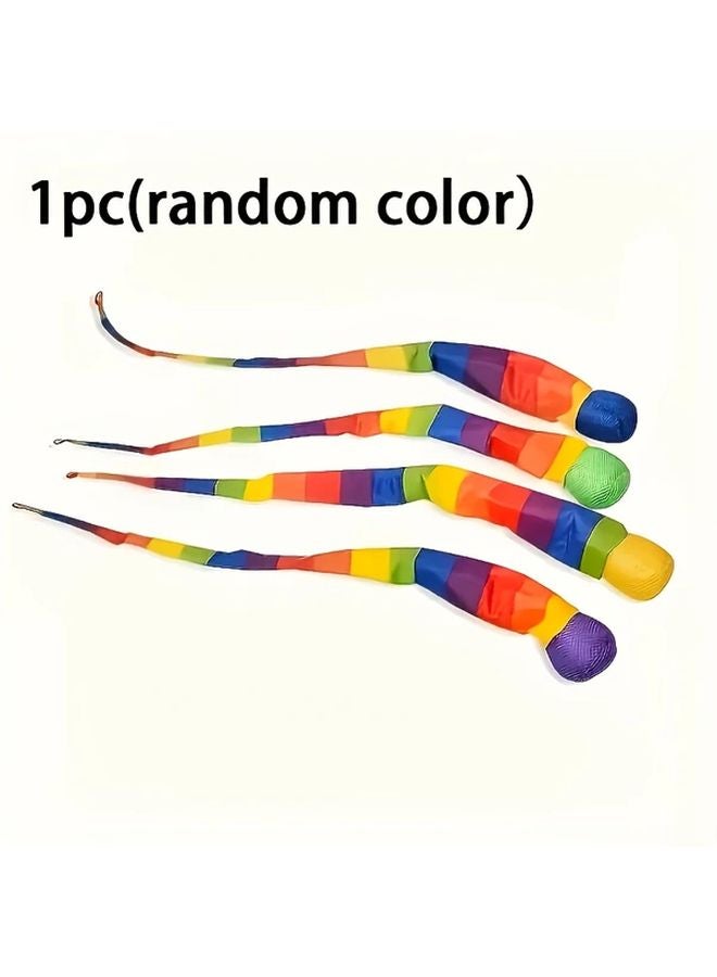 Rainbow Foam Bean Toss And Catch Game 65 Cm Indoor Outdoor Play For Kids Adults - Image 1
