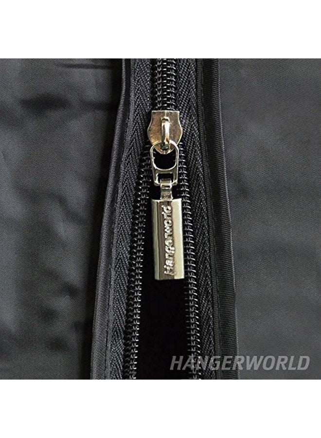 Hangerworld Single Black Waterproof Nylon 6ft Garment Rack Cover - Double Zip for Easy Access - Great Clothes Protection - Image 3