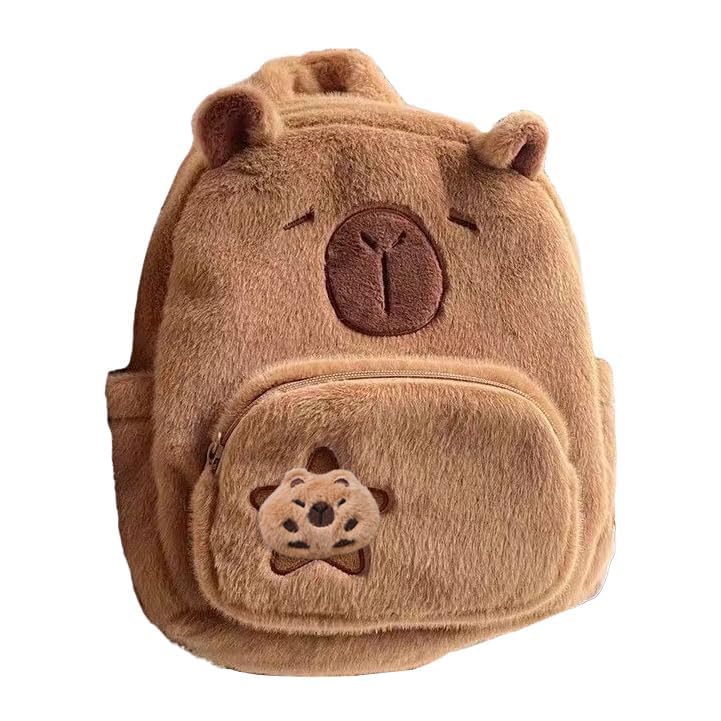 DHUENIOPE Capybara Backpack Multifunctional Durable Casual Daypacks for Outdoor Activities, Hiking, Picnic,Travel, Cute Animal Design, Lightweight Presents for Everyone - Image 1
