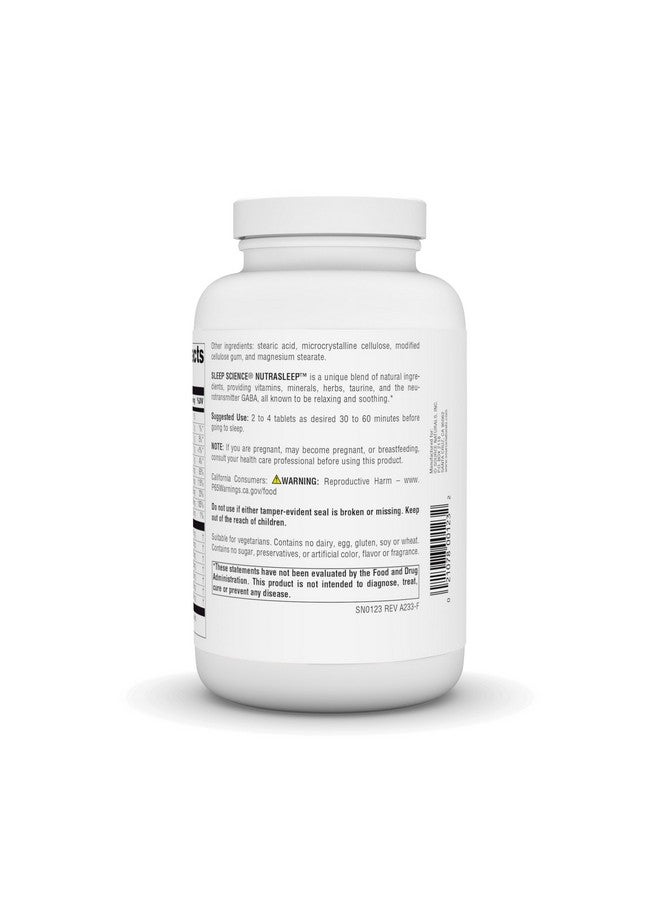 سورس ناتشورالز مصدر طبيعي - NutraSleep - مركب متعدد العناصر الغذائية والأعشاب - يدعم الراحة والاسترخاء* - 200 قرص - Image 3