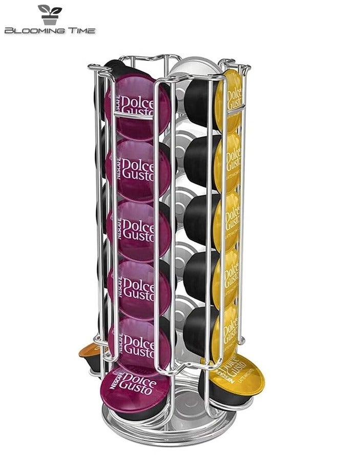 BLOOMING TIME Coffee Capsule Storage Rack Can Hold 24 Coffee Capsules  - Image 1