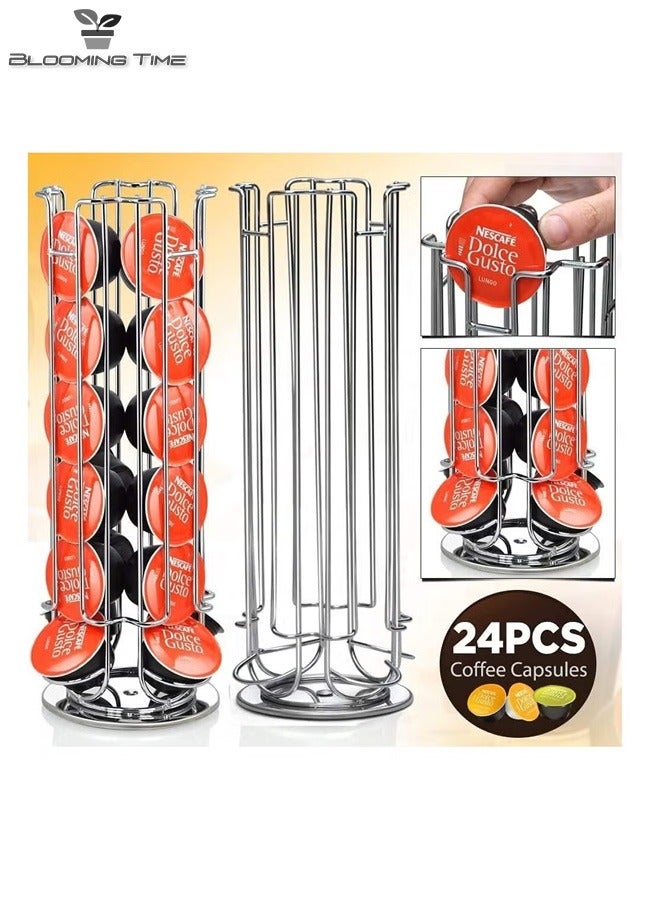 BLOOMING TIME Coffee Capsule Storage Rack Can Hold 24 Coffee Capsules  - Image 5