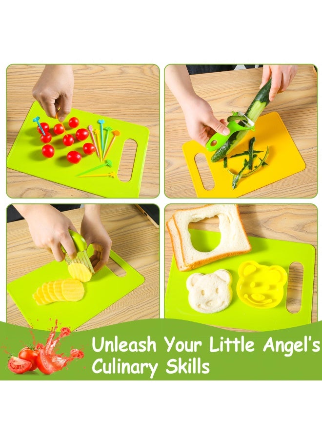 هالامودو مجموعة أدوات المطبخ لعبة الطفل الصغير 40 قطعة ، بما في ذلك قطع لوحة سكاكين قطع الفاكهة القوالب النقش مع تصميم مضاد للقطع الآمن ، لعبة التعلم المبكر التعليمية للأطفال تطور القدرة العملية وتنسيق اليد والعين ، هداية عيد الميلاد هدية حفلة - Image 5