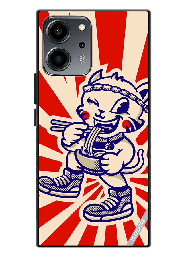 VR CREATIVE Protective Case Cover For Honor 80 SE Funu Food Design Multicolour - Image 1