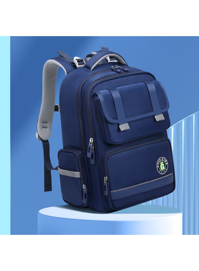 Golf School Bag For Primary School Boys Children Double Shoulder Backpack 1st-4th-6th Grade Reduce Burden Spine Protection Large Capacity High Appearance Value Lightweight - Image 2