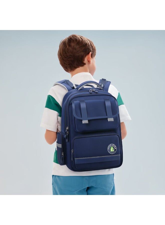 Golf School Bag For Primary School Boys Children Double Shoulder Backpack 1st-4th-6th Grade Reduce Burden Spine Protection Large Capacity High Appearance Value Lightweight - Image 1