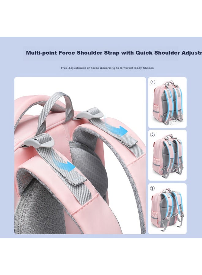 Golf School Bag For Primary School Boys Children Double Shoulder Backpack 1st-4th-6th Grade Reduce Burden Spine Protection Large Capacity High Appearance Value Lightweight - Image 4