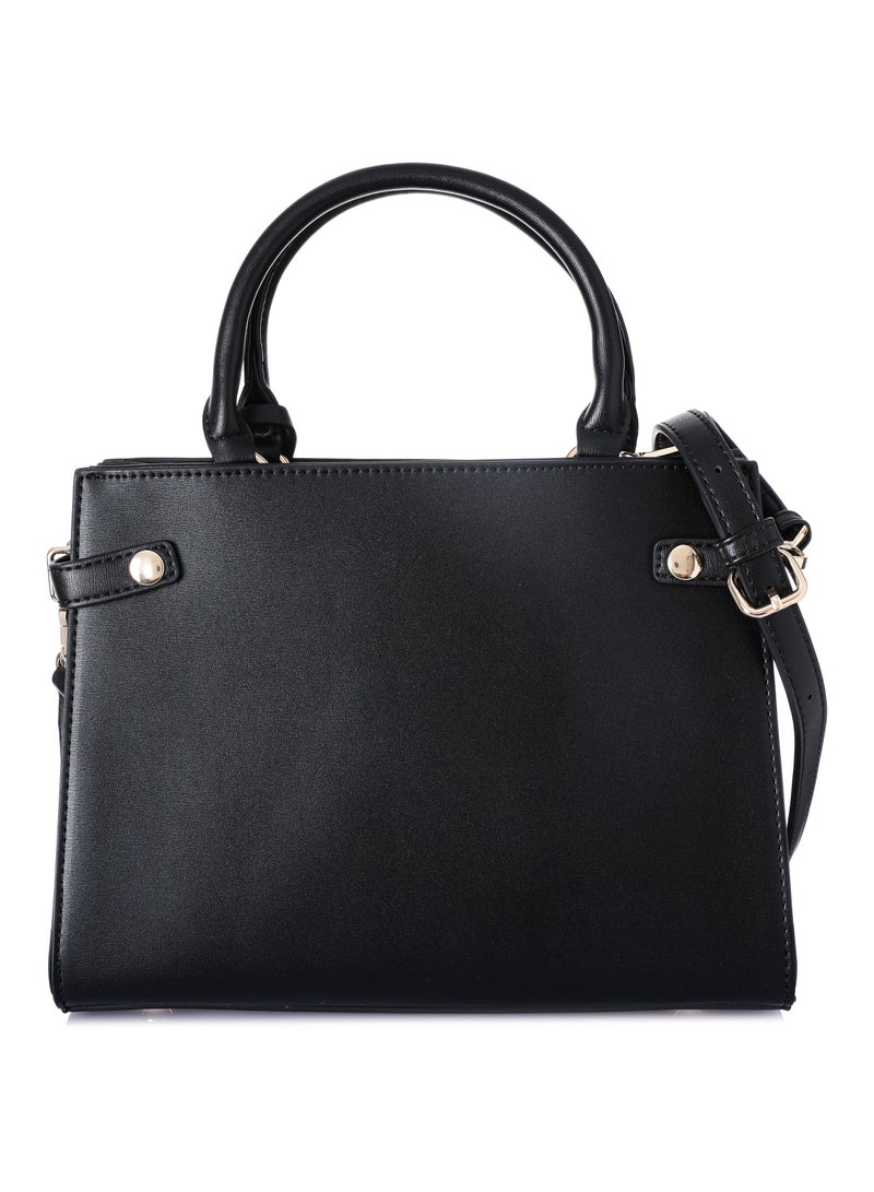 KANELLI Women's handbag from Kanelli, elegant shape New collection AAY2302047-1-Black - Image 3