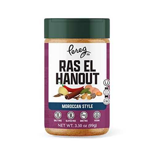 Pereg Ras El Hanout Moroccan Seasoning Spice Blend (3.5 Oz) - Mixed Spices - Non-GMO - Kosher Certified – Salt-Free, Sugar-Free - Image 1