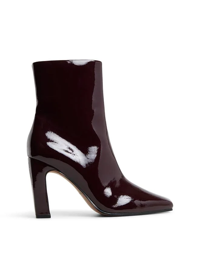 كول ات سبرنج Myaa Ladies Red Ankle Boots