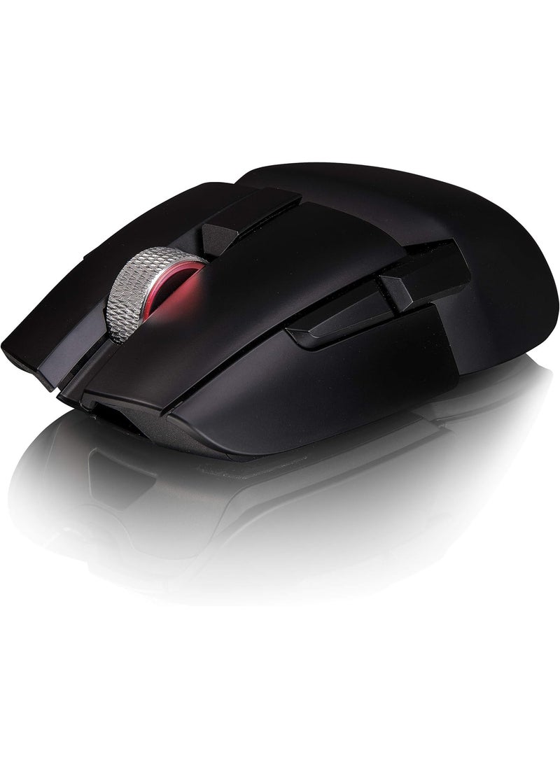 Thermaltake Thermaltake Argent M5 Wireless 168M RGB Color Gaming Mouse 6 Customizable Dynamic Lighting Effects Pixart PMW3335 Optical Sensor DPI Adjustments Up to 16000 GMOTMFHYOOBK01  - Image 1