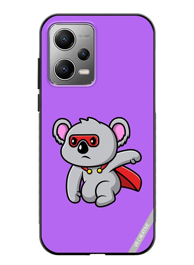 VR CREATIVE Protective Case Cover For Xiaomi Redmi Note 12 Pro Hero Coala Design Multicolour - Image 1