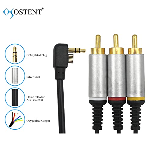 OSTENT AV Video RCA Cable Cord for Sony PSP 2000 Slim to TV - Image 2