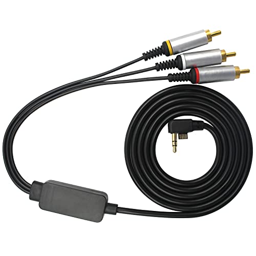 OSTENT AV Video RCA Cable Cord for Sony PSP 2000 Slim to TV - Image 3