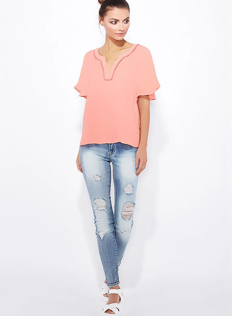 ONLY Fina Bell Sleeve Top