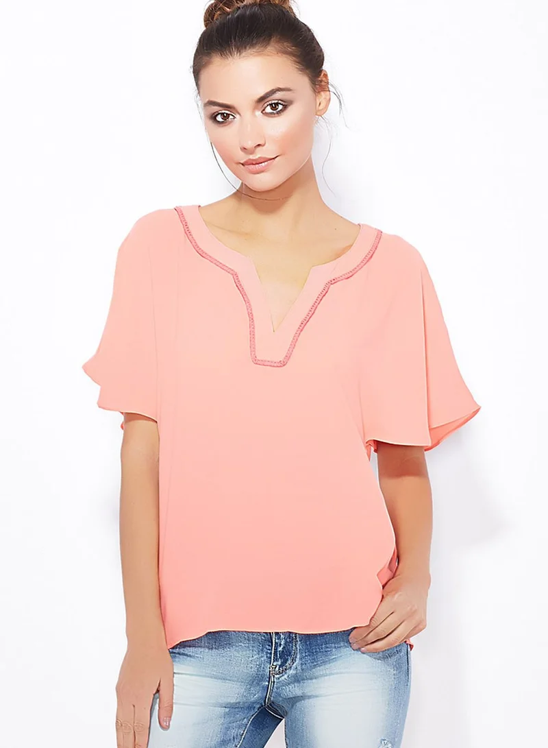 ONLY Fina Bell Sleeve Top