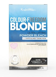 Colour Freedom Blonde High Lift Hair Bleach Powder White Blonde Toner 9 Levels Lift