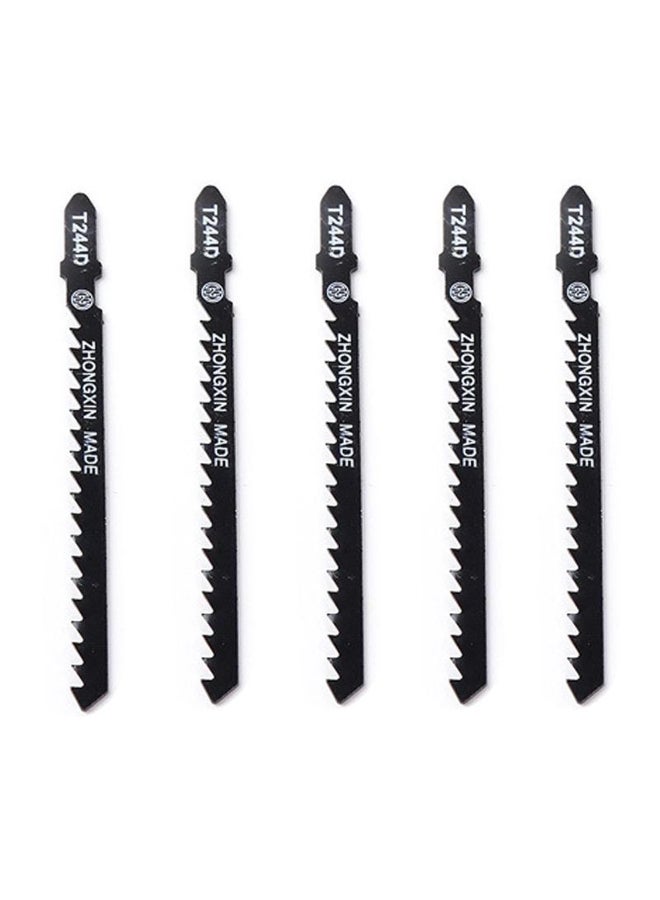 Newly Upgraded 5 High Carbon Steel T244D 4mm Hardwood Curve Cutting Jig Saw Blades