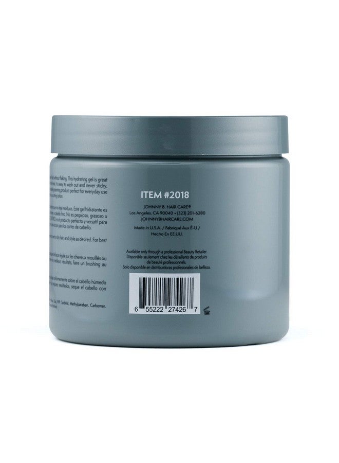 JOHNNY B. Control Alcoholfree Hair Styling Gel Strong Hold All Hair Types 16 Oz. - Image 3