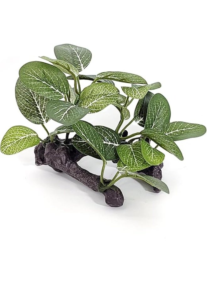 HUANXIN HOME Resin Driftwood Fish Tank Decorations Trunk Cave Aquarium Decor Ornaments Simulation Plants Betta Silk Leaf Tank Accessories Goldfish Bowl Décor - Image 2