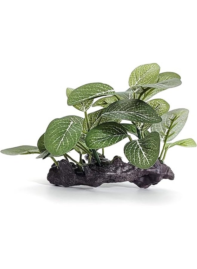 HUANXIN HOME Resin Driftwood Fish Tank Decorations Trunk Cave Aquarium Decor Ornaments Simulation Plants Betta Silk Leaf Tank Accessories Goldfish Bowl Décor - Image 5