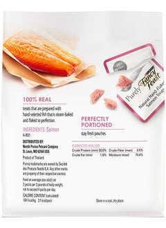 Fancy Feast Cat Treats  Natural HandFlaked Salmon Treats  10 Count Treats Per Pouch  Pack Of 4 Pouches  - Image 3