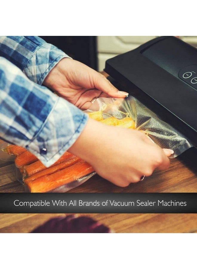 NutriChef Vacuum Sealer Bags 8x50 Rolls 2 pack for Food Saver, Seal a Meal, NutriChef, Weston. Commercial Grade, BPA Free, Heavy Duty, Great for vac storage, Meal Prep or Sous Vide - Image 2