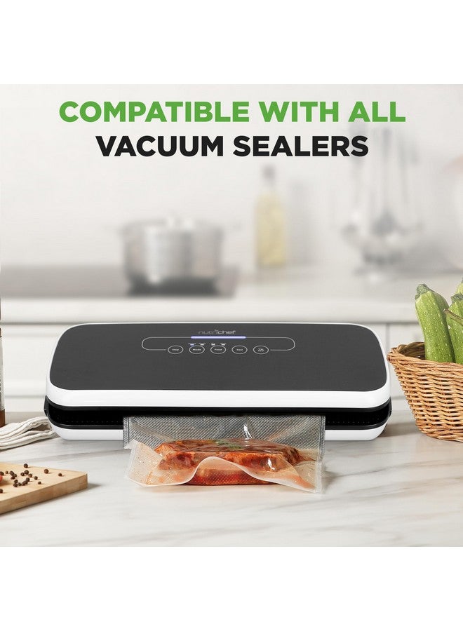 NutriChef Vacuum Sealer Bags 8x50 Rolls 2 pack for Food Saver, Seal a Meal, NutriChef, Weston. Commercial Grade, BPA Free, Heavy Duty, Great for vac storage, Meal Prep or Sous Vide - Image 5