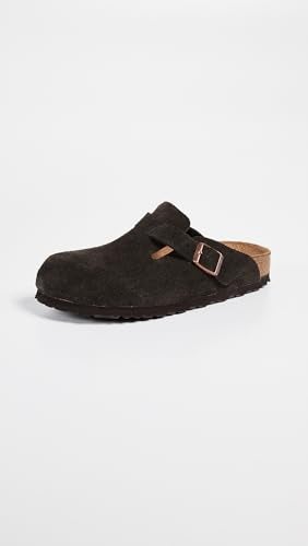 BIRKENSTOCK حذاء بيركنستوك بوسطن للرجال والنساء، جلد موكا، 39 N EU - Image 2