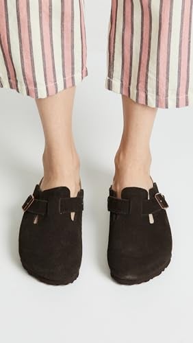 BIRKENSTOCK حذاء بيركنستوك بوسطن للرجال والنساء، جلد موكا، 39 N EU - Image 3
