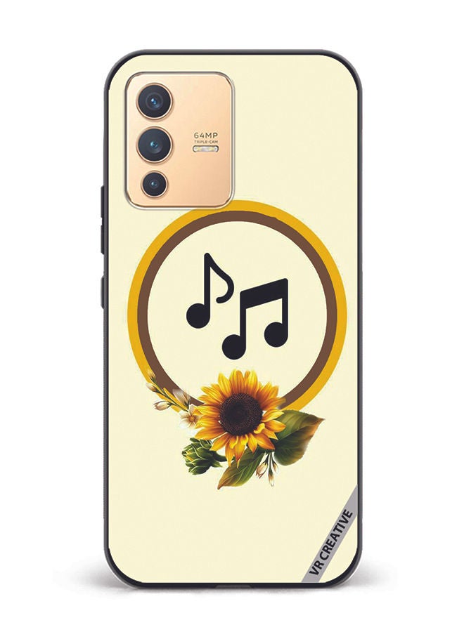 VR CREATIVE Protective Case Cover For Vivo V23 5G Music Design Multicolour - Image 1