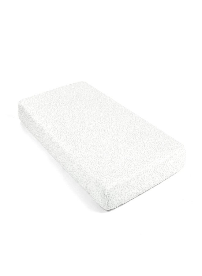 Lush Decor Farmhouse Leaf Branch Soft & Plush Fitted Crib Sheet, 52"x 28", Neutral - Image 4