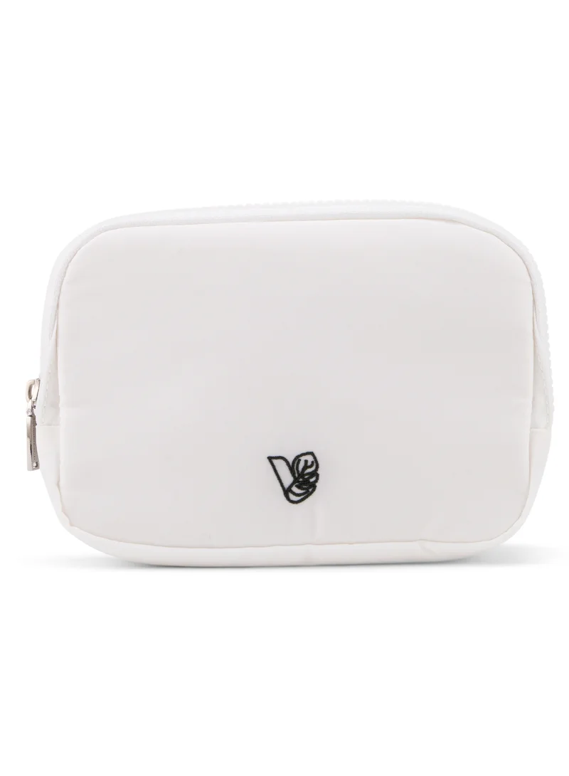 Veganologie Echo Everyday Belt Bag in White Made from 2.9 Recycled Plastic Bottles