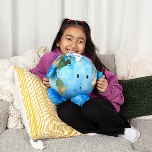 Celestial Buddies Our Precious Planet | 16" Soft Stuffed Plush, Fun Planet Facts & Climate Change Tag for Kids – STEM Learning, Educational Gift, Classroom & Homeschool Science Space Astronomy | 0+ - Image 3