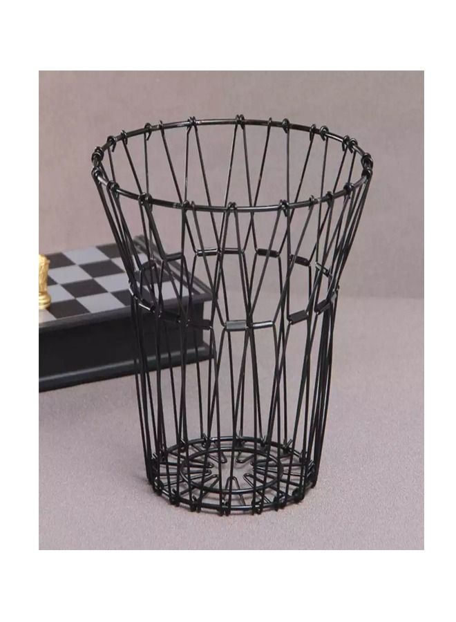 fashionhome Flexible Wire Multi Shape Hollow Stainless Steel Folding Storage Fruit Basket  - Image 3