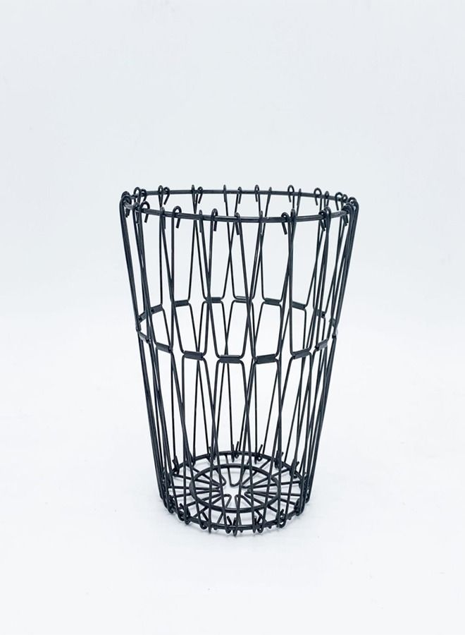fashionhome Flexible Wire Multi Shape Hollow Stainless Steel Folding Storage Fruit Basket  - Image 2