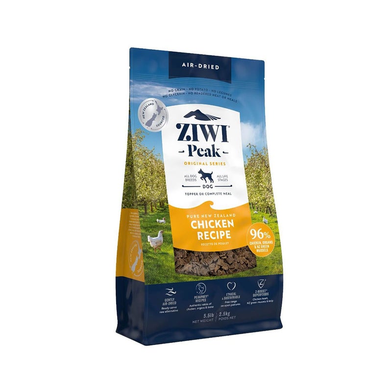 Ziwi Peak Free Range Chicken Dry Dog Food, 2.5 Kg