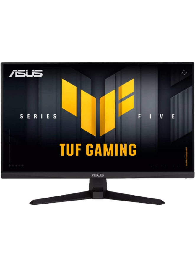 أسوس شاشة ألعاب 23.8 بوصة VG249QM5A بدقة Full HD، 240 هرتز، 0.3 مللي ثانية، IPS سريع، FreeSync Premium، متوافقة مع G-SYNC، HDR10، مزامنة ELMB، 99% sRGB، DP 1.4، 2× HDMI، مكبرات صوت مدمجة، تركيب VESA، ميل فقط، أسود | 90LM0BA0-B01171 - Image 1