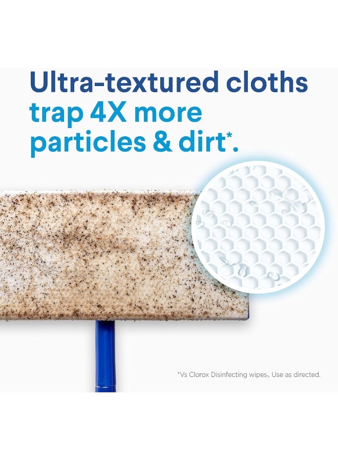 Clorox Clorox Disinfecting Wet Mopping Cloths, Disposable Mop Heads, Multi-Surface Floor Mop, Rain Clean Scent, 24 Wet Refills (Pack of 2)  - Image 5