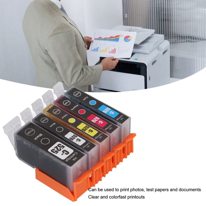 5 Color Ink Cartridge Combo Pack Clear Printing for PIXMA IP4850 IP4950 IX6550 Printer - Image 4