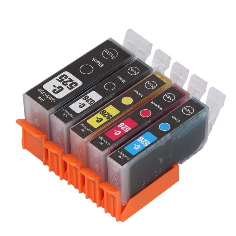 5 Color Ink Cartridge Combo Pack Clear Printing for PIXMA IP4850 IP4950 IX6550 Printer - Image 2